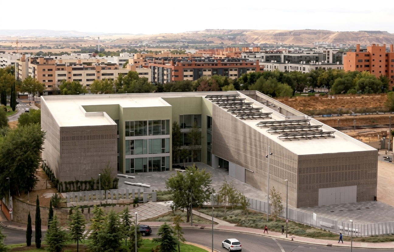 Universidad de Alcalá, Centro Cultural El Soto Zarzuela y espacio público con Aulas, zona de mayores, despachos, teatro multiescénico, biblioteca