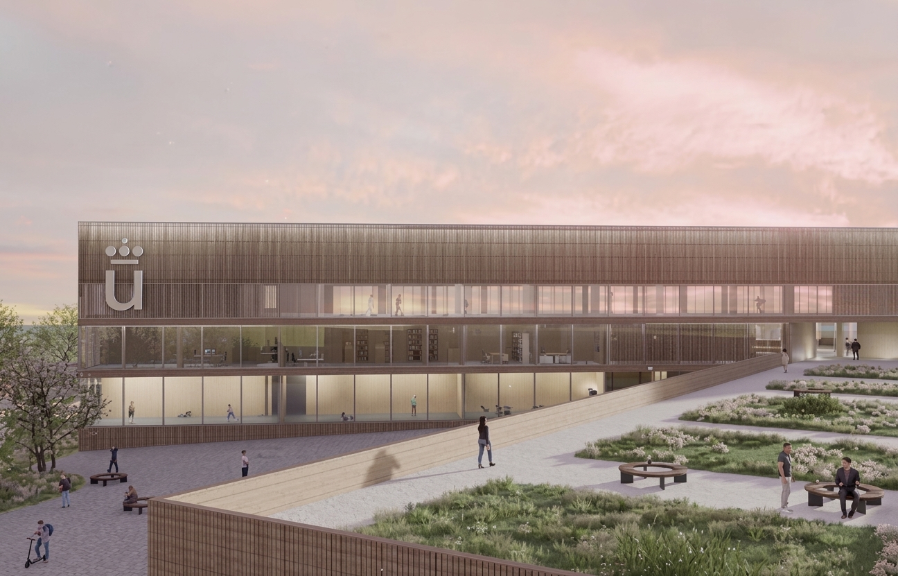 Edificio para docencia, investigación y departamental vinculado a la facultad de Ciencias de la educación y del Deporte y estudios interdisciplinares en el campus de Fuenlabrada